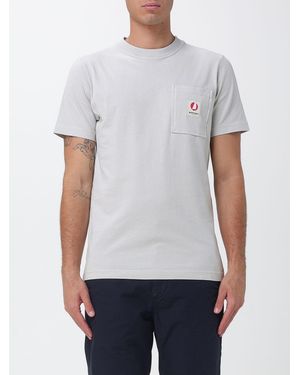 Murphy & Nye Slim Fit Cotton T-Shirt With Patch Pocket And Logo - White