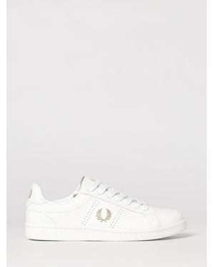 Fred Perry Ledersneaker - Weiß