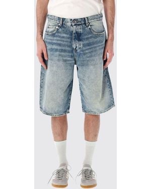 ICON DENIM Cotton Denim Shorts - Blue