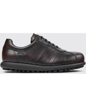 Camper Pelotas Vegetable-Tanned Leather Trainers - Black