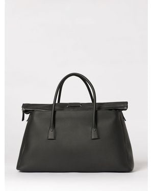 Maison Margiela 5Ac Grained Leather Travel Bag - Black