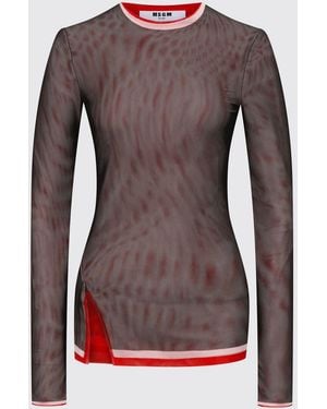 MSGM Top Mujer - Marrón