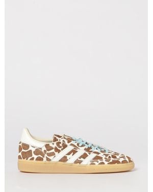 adidas Originals Handball Spezial Animal Print Pony Skin Trainers - Natural