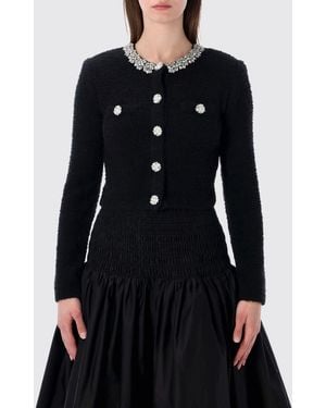 Self-Portrait Pullover Damen - Schwarz