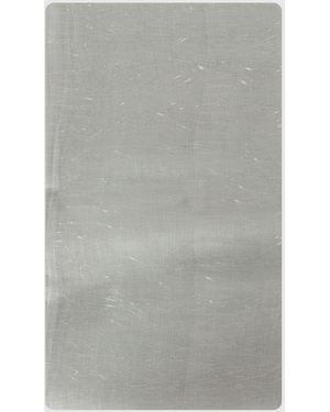 Faliero Sarti Silk Blend Stole With Lurex Thread - Grey