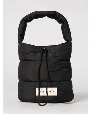 Marni Sac Porté Épaule Femme - Noir