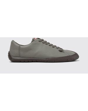 Camper Peu Path+ Leather Trainers - Grey