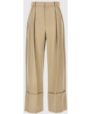 Victoria Beckham Pants - Natural