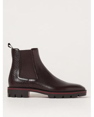 Christian Louboutin Stivaletto Alpinosol - Marrone