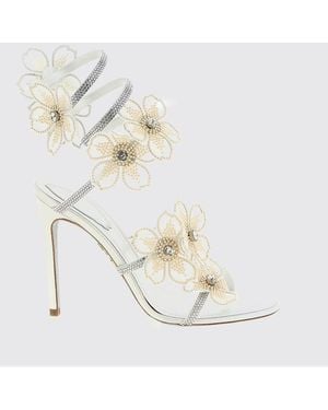 Rene Caovilla Flat Sandals - Natural