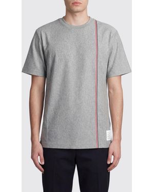 Thom Browne Cotton T-Shirt - Grey