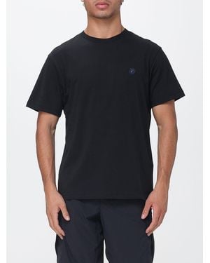 Save The Duck Basic Short-Sleeved Pure Cotton Crewneck T-Shirt By - Black
