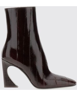 Fendi Flat Ankle Boot - White