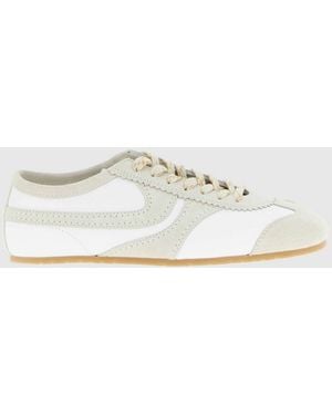 Dries Van Noten Leather Trainers - Natural