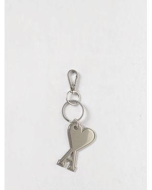 Ami Paris Keyring - White