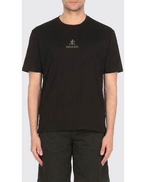 Premiata Cotton T-Shirt With Logo - Black