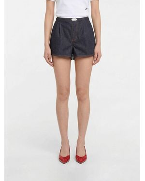 Jacquemus Stretch Cotton Shorts - Blue