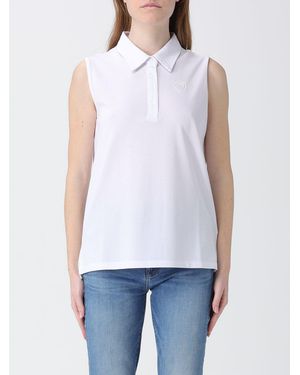 Blauer Blazer - White