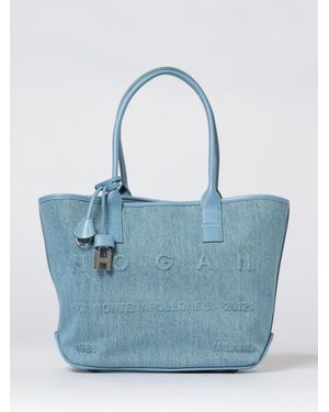 Hogan Denim Tote Bag - Blue