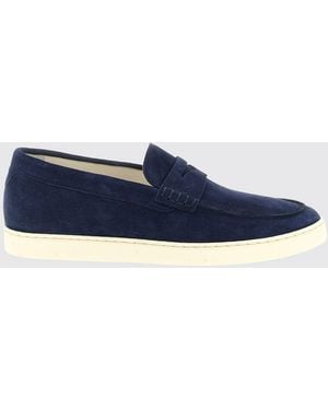 Brunello Cucinelli Suede Loafers - Blue