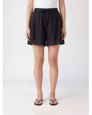 FEDERICA TOSI Muslin Shorts - Black