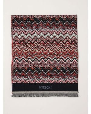 Missoni Multicolour Abstract Pattern Pure Virgin Wool Scarf