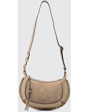 Isabel Marant Oskan Moon Hobo Bag - White