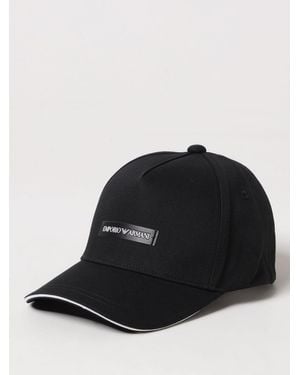 Emporio Armani Hut Herren - Schwarz