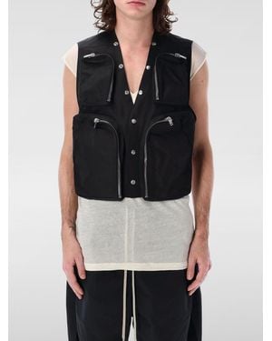 Rick Owens Cotton Vest - Black