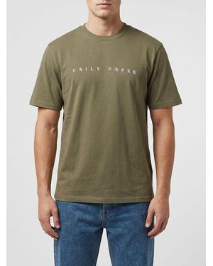 Daily Paper Cotton T-Shirt With Logo - Green