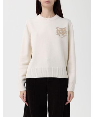 Maison Kitsuné Maglia A Girocollo - Bianco