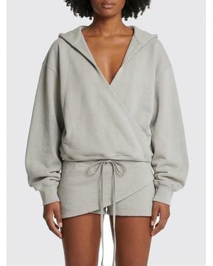 The Attico Cotton Mini Dress - Grey