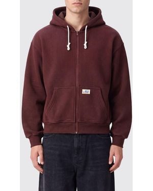Magliano Sudadera De Corte Relajado Con Capucha Y Cremallera En Algodón Elástico - Rojo