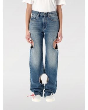Off-White c/o Virgil Abloh Jeans Femme - Bleu