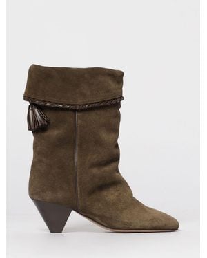 Isabel Marant Flat Ankle Boot - Brown