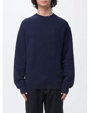 JW Anderson Cotton Crewneck Sweatshirt With Logo - Blue