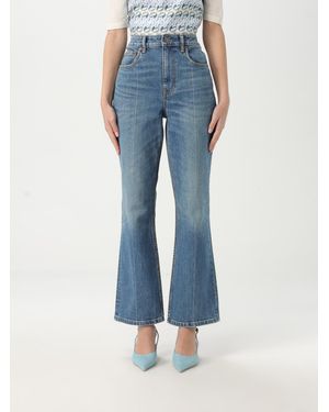 Tory Burch Highwaisted Flare Jeans - Blue