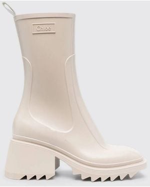 Chloé Betty Gummistiefel - Weiß