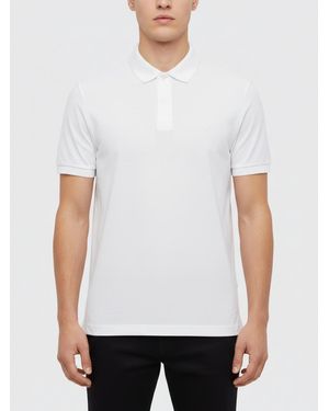 Emporio Armani Cotton Jersey Polo Shirt - White