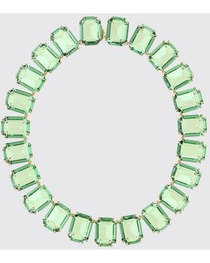 Swarovski Millenia Necklace With Set Crystals - Green