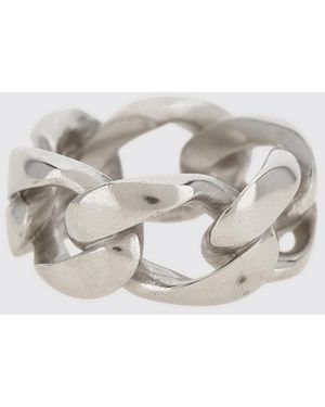 Maison Margiela 925Er Silberring - Weiß