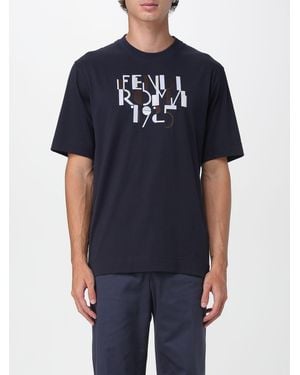 Fendi Camiseta Hombre - Azul
