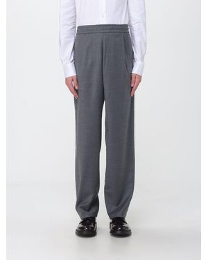 Dondup Virgin Wool Straight-Leg Sweatpants With Elasticated Waist - Gray