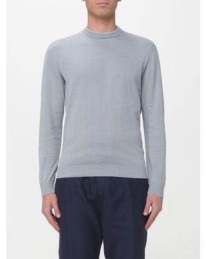 Eleventy Basic Crew-Neck Top - Blue