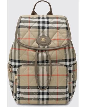 Burberry Mochila Mujer - Gris