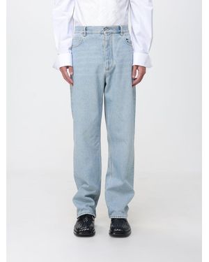 Bottega Veneta Wide-Leg Stretch-Denim Jeans - Blue