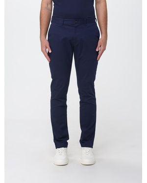 Michael Kors Cotton Blend Chino Trousers - Blue