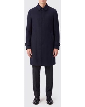 Lardini Single-Breasted Knee-Length Coat - Blue