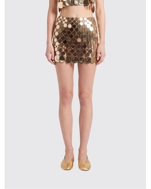 Rabanne Sequin Mini Skirt - Metallic
