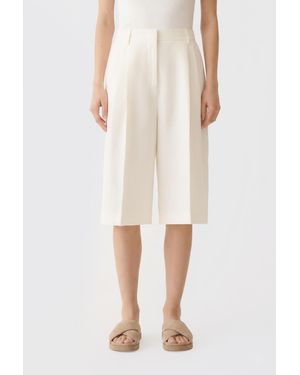 Fabiana Filippi Linen Blend Shorts - Natural